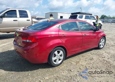 2013 Hyundai Elantra Gls z USA, uszkodzony, nr VIN 5NPDH4AEXDH319085